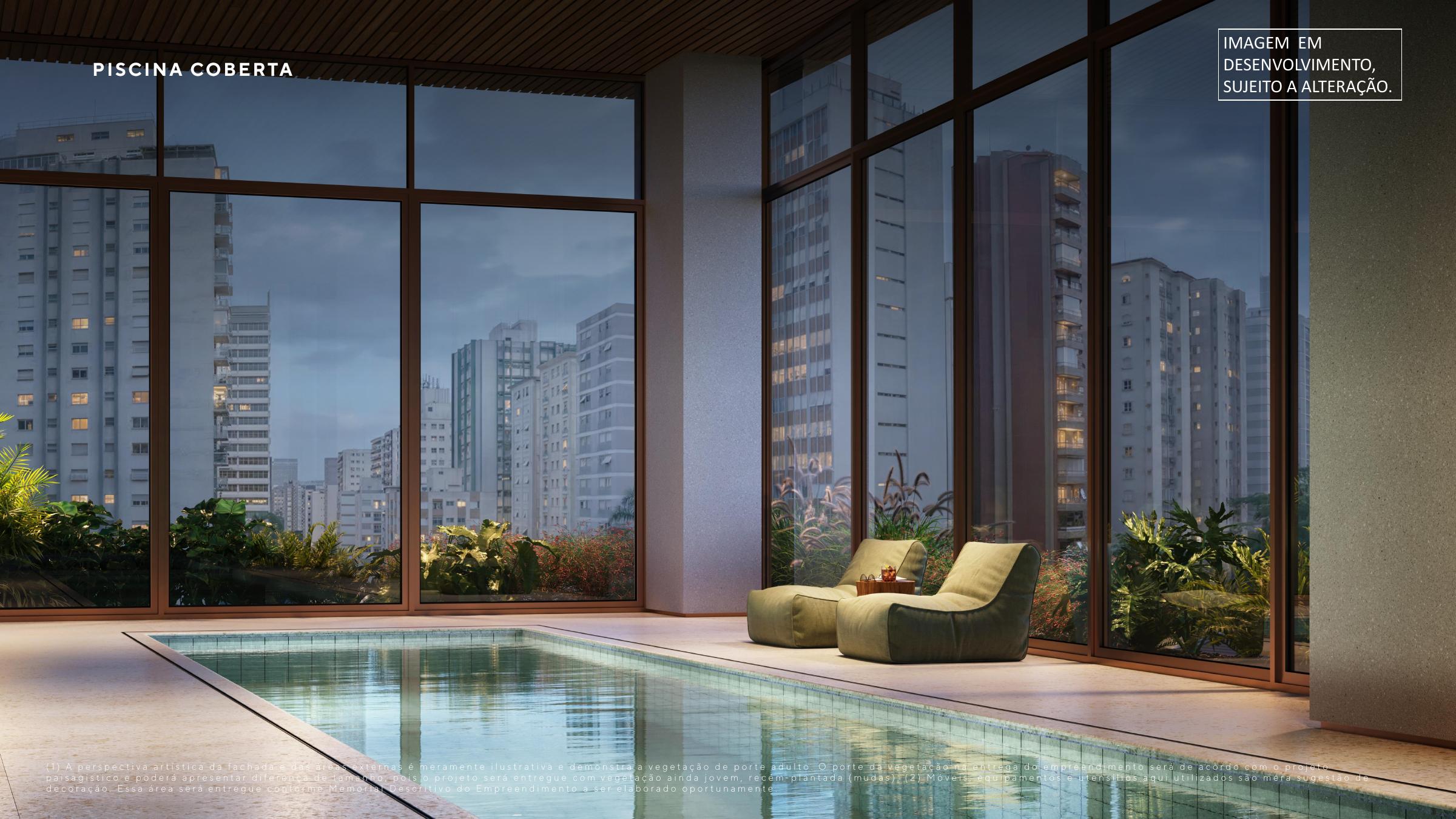 Piscina coberta · raia de 25 m — Renato 410 Even Itaim Bibi