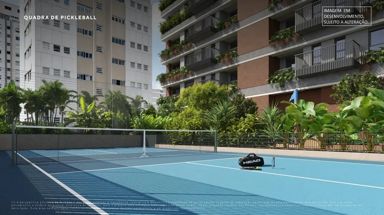 Quadra de pickleball — Renato 410 Even Itaim Bibi
